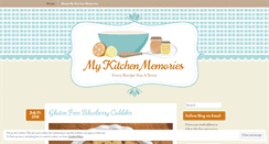 Desktop Screenshot of mykitchenmemories.com